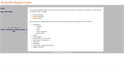 Desktop Screenshot of michaelsrepair.com